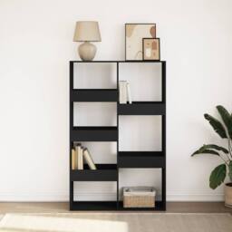 Berkfield Home Bookcase Black 100x33x155.5 cm Engineered Wood - thumbnail 3