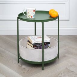 Home Garden Direct Bakewell - Side Coffee Table in Green - thumbnail 1