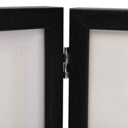 Berkfield Home Trifold Photo Frame Collage Black 22x15 cm+2x - Size: 22x15 cm - thumbnail 5
