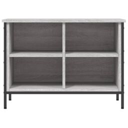 Berkfield Home Shoe Cabinet Grey Sonoma 69x35x50 cm Engineered Wood - Size: 69 x 35 x 50 cm - thumbnail 4