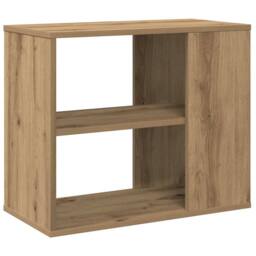Berkfield Home Side Cabinet Artisan Oak 60x30x50 cm Engineered Wood in Brown - Size: 60 x 30 x 50 cm - thumbnail 3