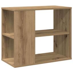 Berkfield Home Side Cabinet Artisan Oak 60x30x50 cm Engineered Wood in Brown - Size: 60 x 30 x 50 cm - thumbnail 6