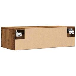 Berkfield Home Wall Cabinet Old Wood 68x30x20 cm Engineered Wood in Brown - Size: 68 x 30 x 20 cm - thumbnail 7
