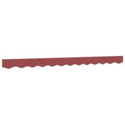 Berkfield Home Replacement Fabric for Awning Valance Burgundy Stripe 3 m in Red - thumbnail 2