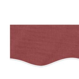 Berkfield Home Replacement Fabric for Awning Valance Burgundy Stripe 3 m in Red - thumbnail 4