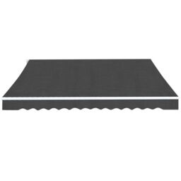 Berkfield Home Folding Awning Manual Operated 350 cm Anthracite in Black - thumbnail 2