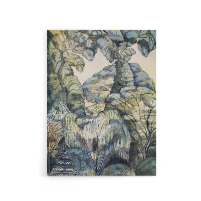 "Artery8 Trees in Bird Garden Iver Heath Paul Nash Canvas Wall Art Print - Size: W12"" x H16""" - image 1