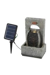 Garden Sanctuary Solar-Powered Garden Decor Water Fountain in Natural - thumbnail 4