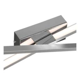 Netlighting Bucle Wall Lamp 20W LED 3000K 1750lm Chrome White Frosted Acrylic in Silver - thumbnail 3