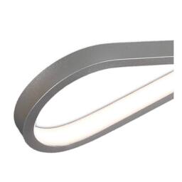 Netlighting Bucle Wall Lamp 20W LED 3000K 1750lm Chrome White Frosted Acrylic in Silver - thumbnail 4