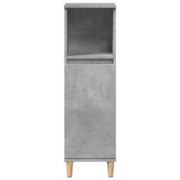 Berkfield Home Durable 3 Piece Bathroom Furniture Set Concrete Grey Engineered Wood - thumbnail 7