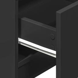 Berkfield Home Bedside Cabinets 2 pcs with 2 Drawers Black 40x36x50 cm - Size: 40 x 36 x 50 cm - thumbnail 9