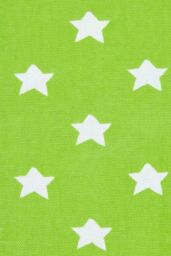 Homescapes Cotton Stars Green Ready Made Eyelet Curtain Pair - Size: 140 cm width x 183 cm drop - thumbnail 4