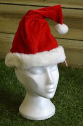 Samuel Alexander 35cm Battery Powered Singing & Animated Moving Christmas Santa Hat in Red - thumbnail 3
