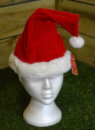 Samuel Alexander 35cm Battery Powered Singing & Animated Moving Christmas Santa Hat in Red - thumbnail 2