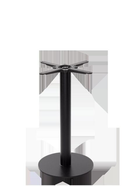 netfurniture Black Cast Iron Round Table Base - Small - Height - 730 mm