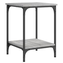 Berkfield Home Decorative Coffee Table Grey Sonoma 40x40x55 cm Engineered Wood - Size: 40 x 40 x 55 cm - thumbnail 5