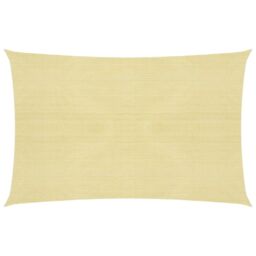Berkfield Home Sunshade Sail 160 g/m ² Beige 3x4 m HDPE - thumbnail 1