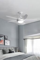 5-Blade LED Ceiling Fan with Light - thumbnail 1