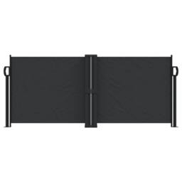 Berkfield Home Retractable Side Awning Black 100x1000 cm - thumbnail 3