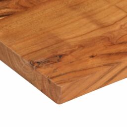 Berkfield Home Table Top 60x60x3.8 cm Square Solid Wood Acacia in Brown - thumbnail 6