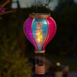 Marco Paul Mini Solar Hanging Hot Air Balloon Garden Light - thumbnail 3