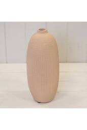 KDMD Tall Tan Texured Stone Vase