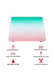 Living and Home Smart Scale for Body Weight and Fat Percentage in Blue - thumbnail 3