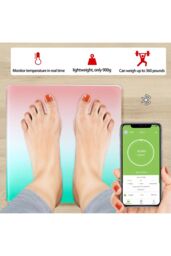 Living and Home Smart Scale for Body Weight and Fat Percentage in Blue - thumbnail 4
