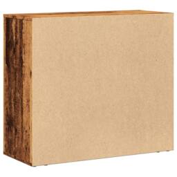 Berkfield Home Sideboard Old Wood 80x33x70 cm Engineered Wood in Brown - Size: 80 x 33 x 70 cm - thumbnail 7