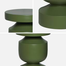 sweeek Metal side table in Khaki - thumbnail 2