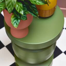 sweeek Metal side table in Khaki - thumbnail 4