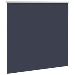 Berkfield Home Roller Blind Blackout Marine 165x150 cm Fabric Width 161.6 cm Polyester in Blue - thumbnail 3