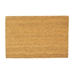 Nicola Spring Coir Door Mat - 60 x 40cm in Brown - Size: 40 cm x 60 cm - thumbnail 1
