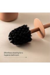 Cosmic Toilet Brush Free-standing Polyresin Lavander Saona Collection in Lavender - thumbnail 4