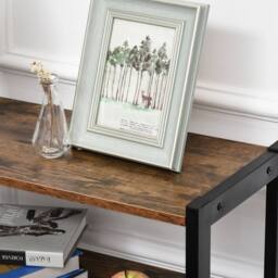 STILVORA Bookcase with Cupboard 3 Shelves Rustic Brown - thumbnail 7
