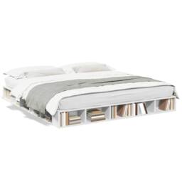 Berkfield Home Durable Bed Frame without Mattress White 180x200 cm Super King - thumbnail 3
