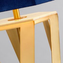 Netlighting Apollo 1 Light Table Lamp Brushed Brass E27 in Yellow - thumbnail 3