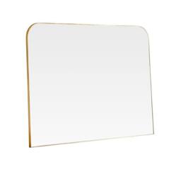 Yearn Mirrors Minimal Gold Mantle Mirror 110(w) x 80cm(h) - thumbnail 4