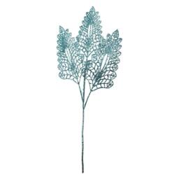 VFM e-Store Christmas Stem Leaves & Berries Decoration 80cm x 37cm Blue X 1 - Size: 80 cm x 37 cm