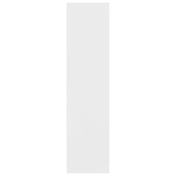 Berkfield Home Wardrobe White 100x50x200 cm Engineered Wood - Size: 100 x 50 x 200 cm - thumbnail 5