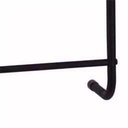 Havendro Black Modern 4 Bar Over the Door Towel Organizer - thumbnail 3