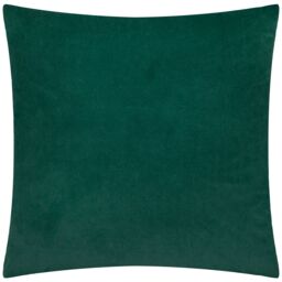 Paoletti Evoke Cut Velvet Cushion in Emerald - Size: 55 cm x 55 cm - thumbnail 3