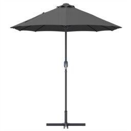 Berkfield Home Garden Parasol Folding Anthracite 380 x 196 x 235 cm - thumbnail 6