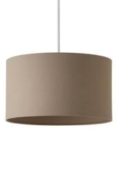 ValueLights Reni Taupe Fabric Easy Fit Drum Ceiling Lamp Shade in Beige - Size: Medium - thumbnail 6