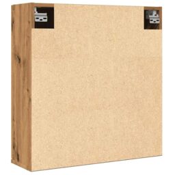 Berkfield Home Bathroom Mirror Cabinet Artisan Oak 64x20x66.5 cm Engineered Wood in Brown - thumbnail 6