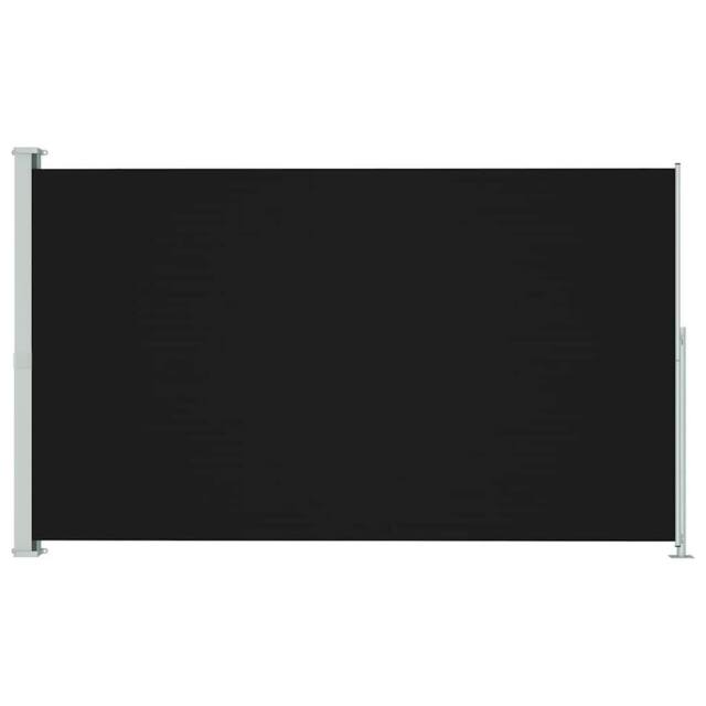 Berkfield Home Patio Retractable Side Awning 220x300 cm Black - image 1