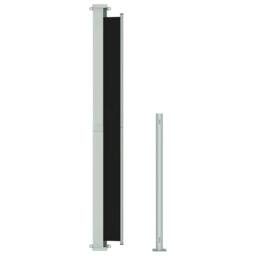 Berkfield Home Patio Retractable Side Awning 220x300 cm Black - thumbnail 5