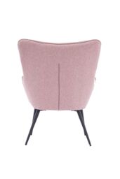 More4Homes Vera Fabric Occasional Living Room Modern Accent Chair in 5 Colours in Pink - thumbnail 4