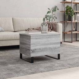 Berkfield Home Modern Coffee Table Grey Sonoma 60x44.5x45 cm Engineered Wood - thumbnail 2